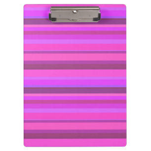 Carpeta De Pinza Bandas horizontales rosadas