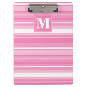Carpeta De Pinza Bandas rosadas monográficas
