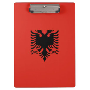 Carpeta De Pinza Bandera albanesa