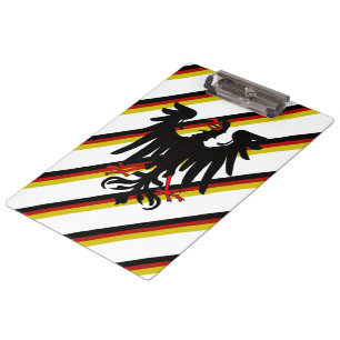 Carpeta De Pinza Bandera alemana de las rayas