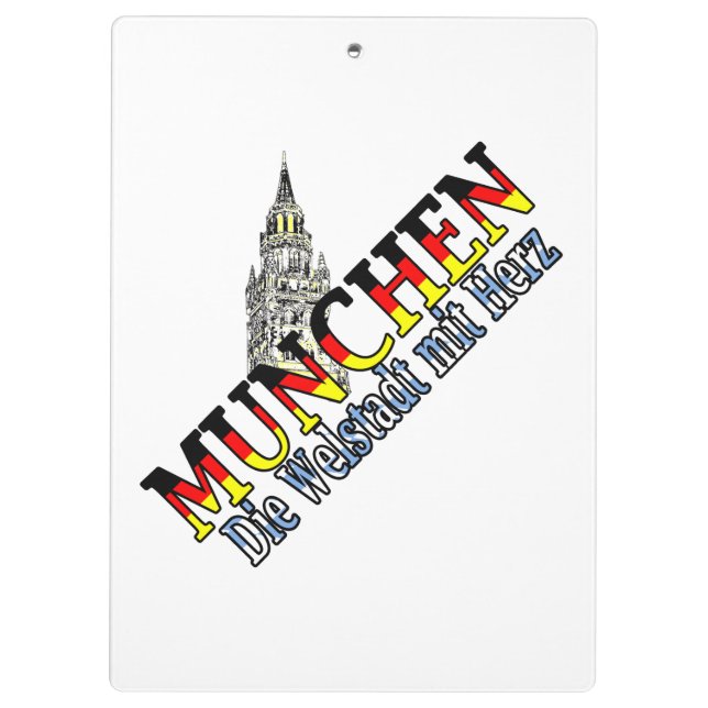 Carpeta De Pinza Bandera alemana de Munich (Reverso)