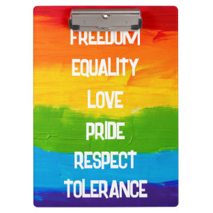 Carpeta De Pinza Bandera arcoiris lesbianas gay LGBT