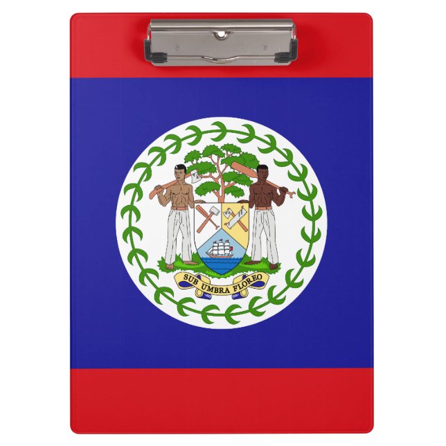 Carpeta De Pinza Bandera Beliceña (Anverso)