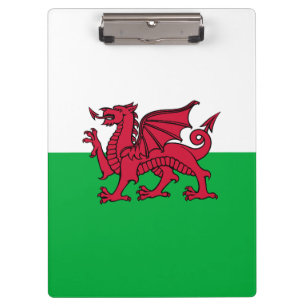 Carpeta De Pinza Bandera Celta del Dragón Rojo de Gales y galés