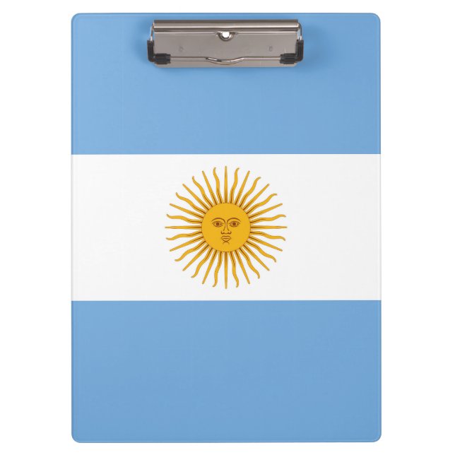 Carpeta De Pinza Bandera de Argentina (Anverso)