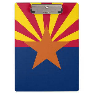 Carpeta De Pinza Bandera de Arizona: Estrella del Atardecer Sol, El