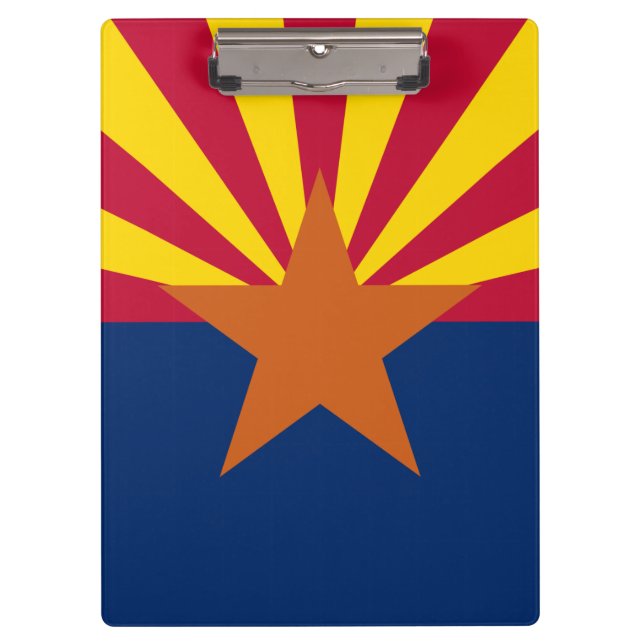 Carpeta De Pinza Bandera de Arizona: Poniendo a Star Sun, el Estado (Anverso)