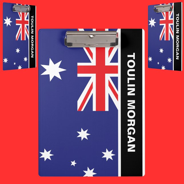 Carpeta De Pinza Bandera de Australia personalizada (Subido por el creador)