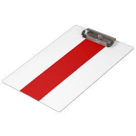 Carpeta De Pinza Bandera de Bielorrusia (rojo y blanco)
