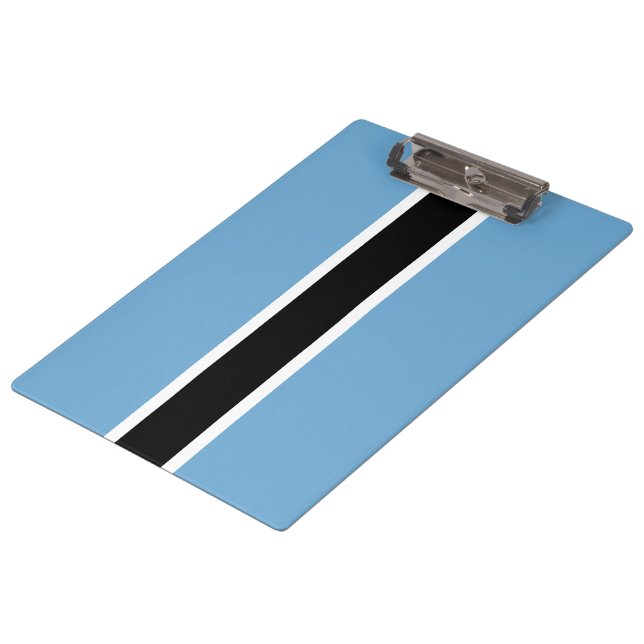 Carpeta De Pinza Bandera de Botsuana (Botsuana) (Angular)