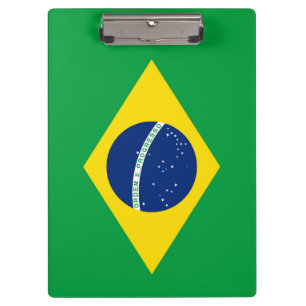 Carpeta De Pinza Bandera de Brasil