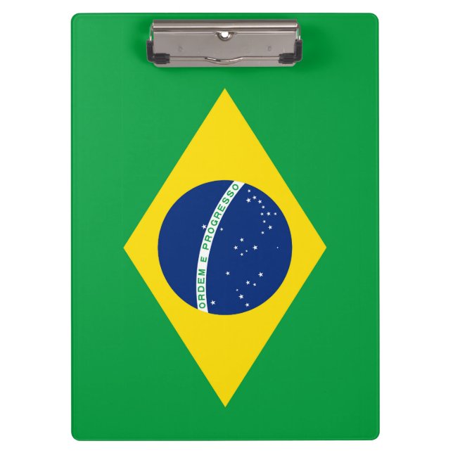 Carpeta De Pinza Bandera de Brasil (Anverso)