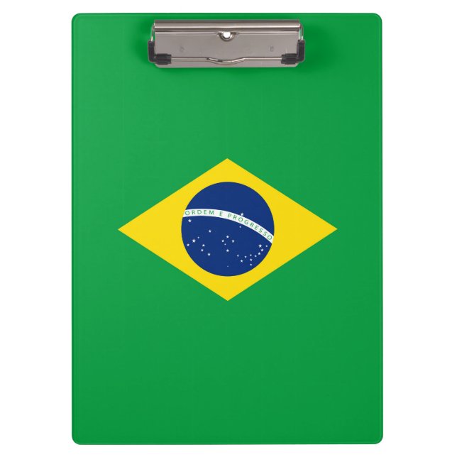 Carpeta De Pinza Bandera de Brasil (Anverso)