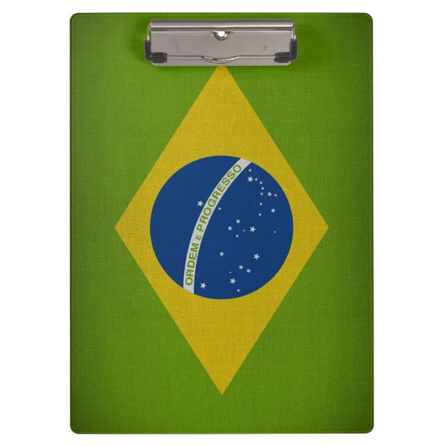 Carpeta De Pinza Bandera de Brasil (Anverso)
