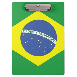 Carpeta De Pinza Bandera de Brasil