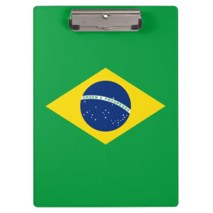 Carpeta De Pinza Bandera de Brasil Patriótica