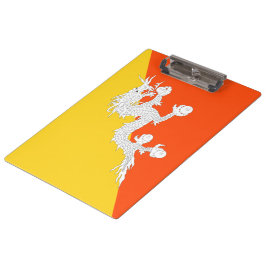 Carpeta De Pinza Bandera de Bután (Bután) (dragón trueno)