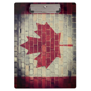 Carpeta De Pinza Bandera de Canadá de época