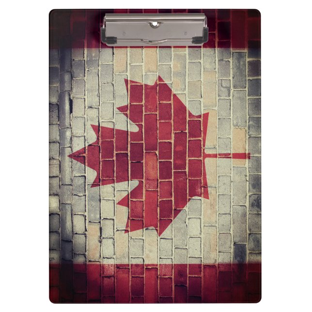 Carpeta De Pinza Bandera de Canadá de época (Anverso)