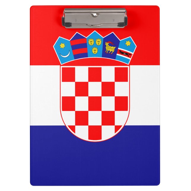 Carpeta De Pinza Bandera de Croacia (Anverso)