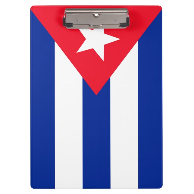 Carpeta De Pinza Bandera de Cuba (Anverso)