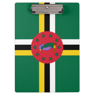Carpeta De Pinza Bandera de Dominica
