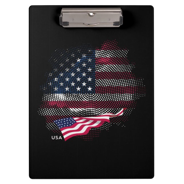 Carpeta De Pinza bandera de EE. UU. (Anverso)