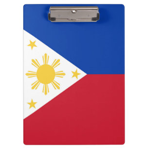 Carpeta De Pinza Bandera de Filipinas