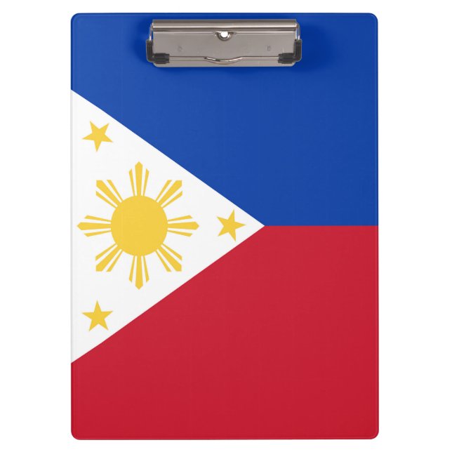 Carpeta De Pinza Bandera de Filipinas (Anverso)