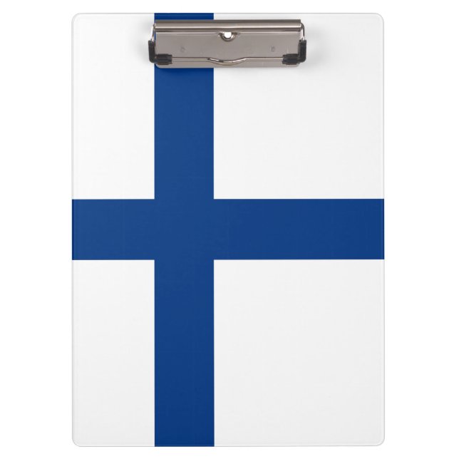 Carpeta De Pinza Bandera de Finlandia (Anverso)