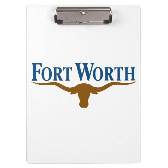 Carpeta De Pinza Bandera de Fort Worth (Texas) (Anverso)