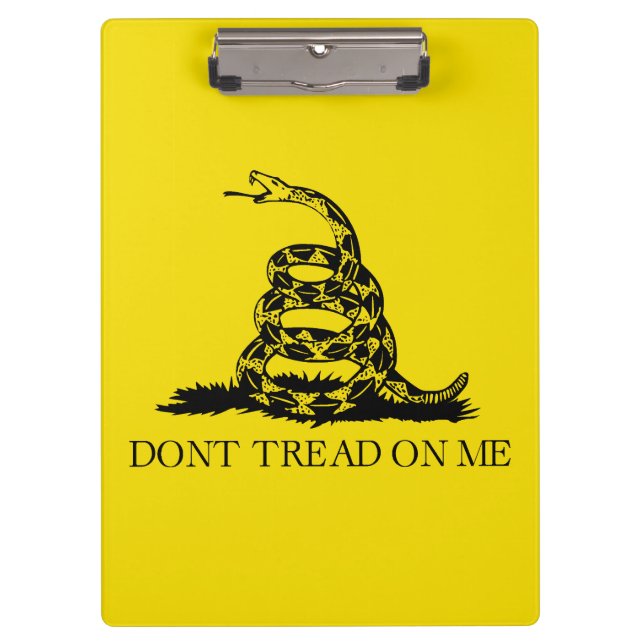 Carpeta De Pinza Bandera de Gadsden Rattlesnake: Guerra Revoluciona (Anverso)