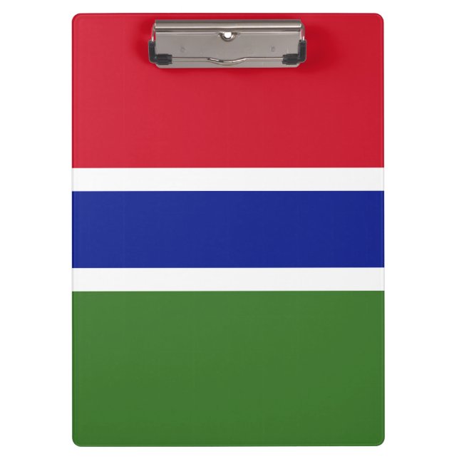 Carpeta De Pinza Bandera de Gambia (Anverso)