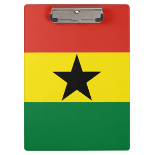 Carpeta De Pinza bandera de Ghana