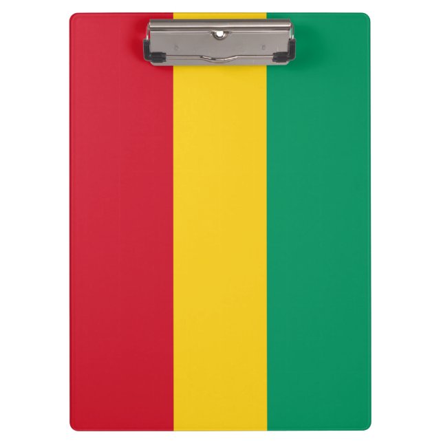 Carpeta De Pinza Bandera de Guinea (Anverso)