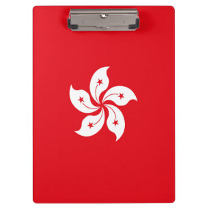 Carpeta De Pinza Bandera de Hong Kong