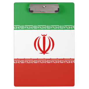 Carpeta De Pinza Bandera de Irán