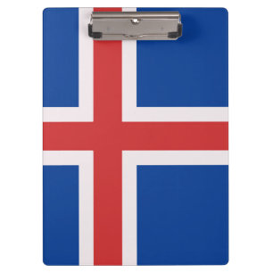 Carpeta De Pinza Bandera de Islandia