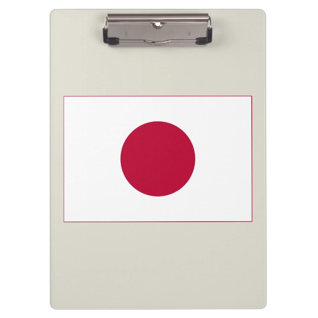 Carpeta De Pinza Bandera de Japón: Hinomaru, Nisshōki, Sol rojo en  (Anverso)