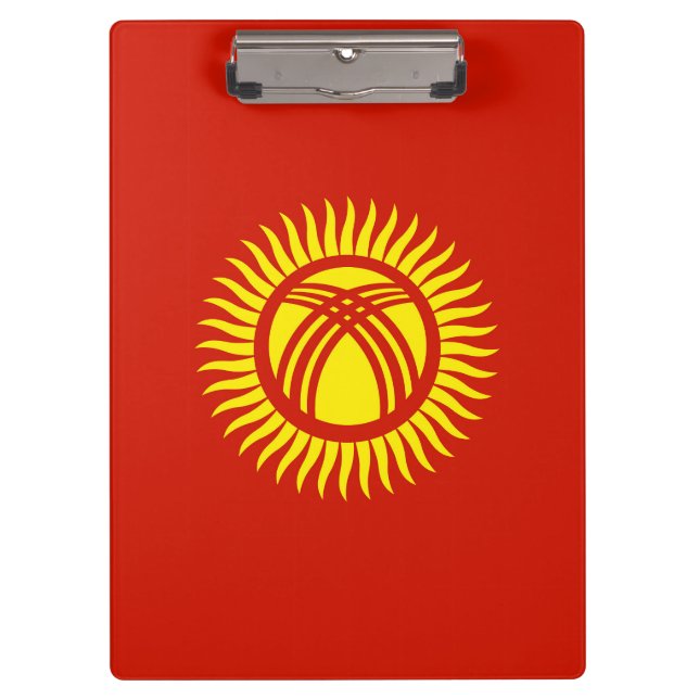 Carpeta De Pinza bandera de Kirguistán (Anverso)