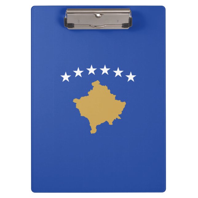 Carpeta De Pinza Bandera de Kosovo (Anverso)