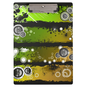 Carpeta De Pinza Bandera de la música del estilo del Grunge