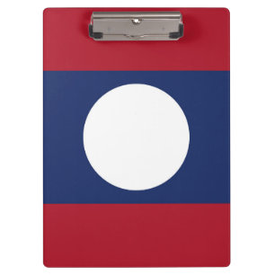Carpeta De Pinza Bandera de Laos