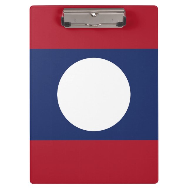 Carpeta De Pinza Bandera de Laos (Anverso)
