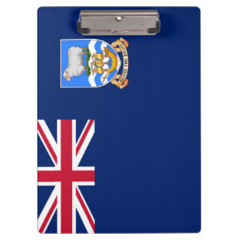 Carpeta De Pinza Bandera de las Islas Falkland (Territorio Británic
