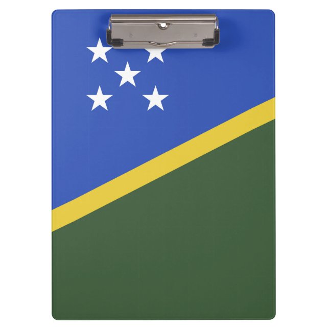 Carpeta De Pinza Bandera de las Islas Salomón (Anverso)