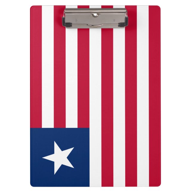 Carpeta De Pinza Bandera de Liberia (Liberia) (Anverso)