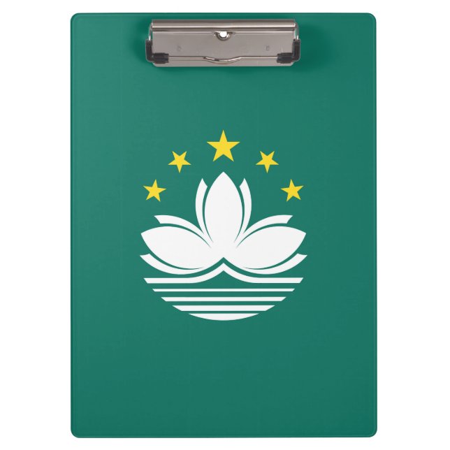 Carpeta De Pinza Bandera de Macao (Anverso)