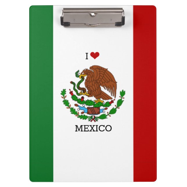 Carpeta De Pinza Bandera de México (Anverso)