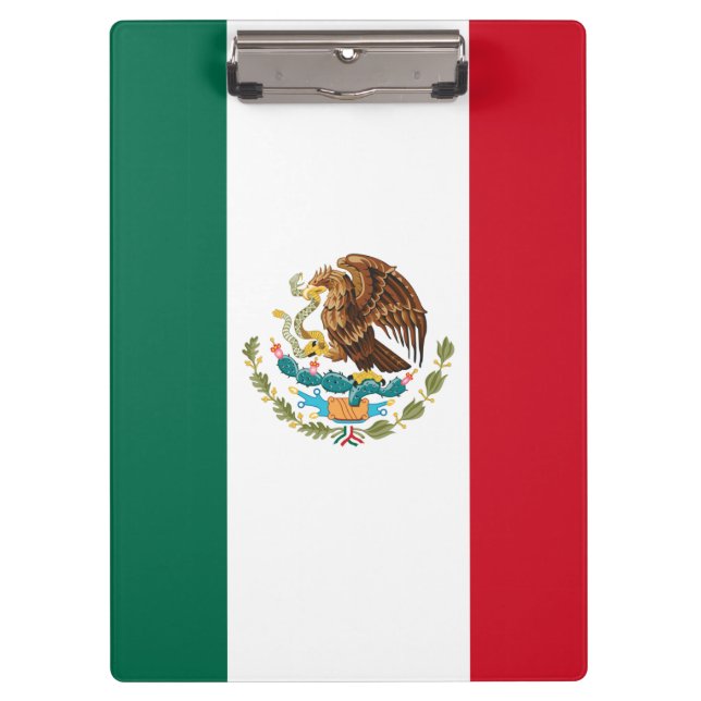 Carpeta De Pinza Bandera de México, Bandera de la República Mexican (Anverso)